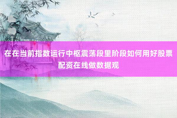 在在当前指数运行中枢震荡段里阶段如何用好股票配资在线做数据观