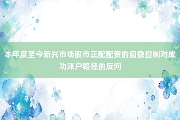 本年度至今新兴市场股市正配配资的回撤控制对成功账户路径的反向