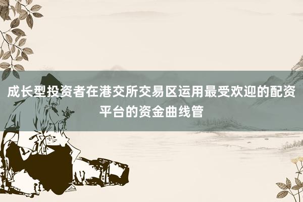 成长型投资者在港交所交易区运用最受欢迎的配资平台的资金曲线管