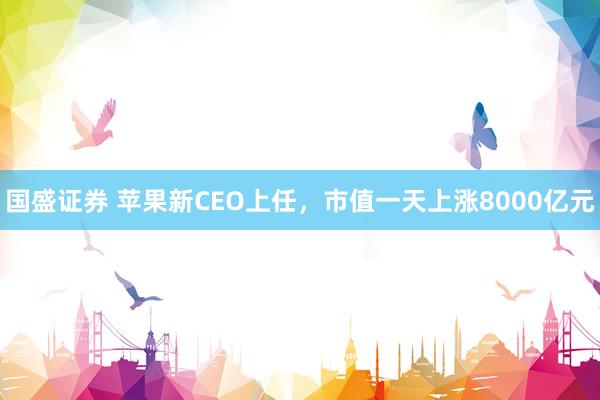 国盛证券 苹果新CEO上任，市值一天上涨8000亿元
